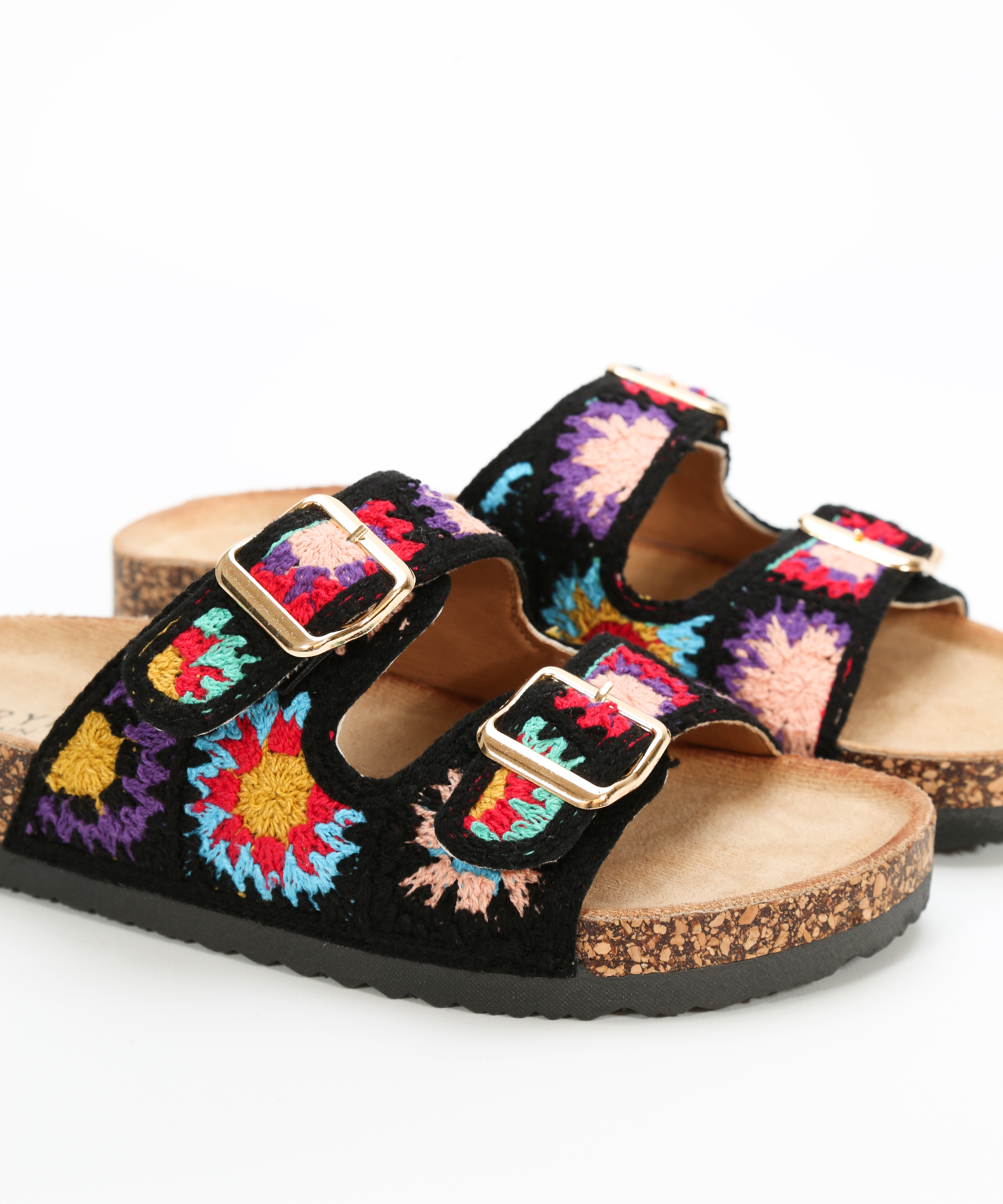 Sandalias planas crochet image number null